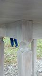 36 X 42 Pedestal Square Dining Table 4 small