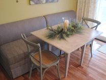 36 X 42 Pedestal Square Dining Table 2 small