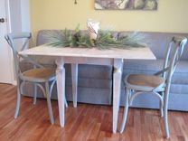 36 X 42 Pedestal Square Dining Table 1 small