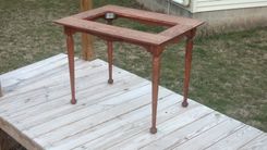 Base For Antique Oak Display Case 2 small