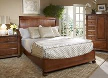 Cherry Sleigh Bed - King 2 small