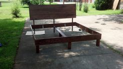 Simple Solid Wood Bed 1 small