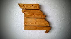 Texas Wooden State Map Wall Art 3 small