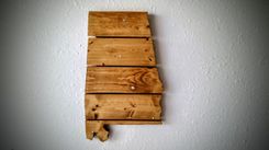 Texas Wooden State Map Wall Art 4 small