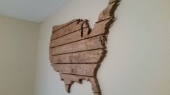 Usa Map Large Wooden Wall Art 2 small