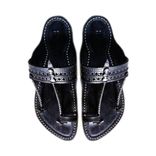 Black Double Lace Kapshi Kolapuriz (Sck-M-041) 1 small