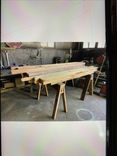 Reclaimed Maple Dining Table With Epoxy Stabilizer 4 small