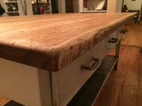 Custom Wide Plank Hickory Countertop 5 small