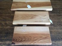 Hickory Cutting Boards / Serving Trays 3 small