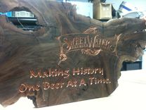 Sweetwater Brewery Engraved Walnut 4 small