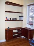 Mahogany Curved And Spiraled Built-In 1 small