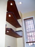 Mahogany Curved And Spiraled Built-In 2 small