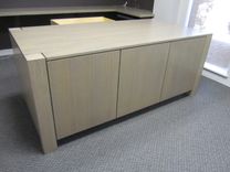 Furnishings : Modern Oak Desk 1 small
