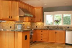 Custom Cabinetry : Douglas Fir Kitchen Cabinets 4 small