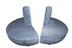 Large Two Piece Circle Settee 3 small