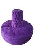Fully Tufted Circle Banquette Sofa 2 small