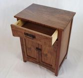 Custom Designed Arts And Crafts Black Walnut Cabinet 3 small
