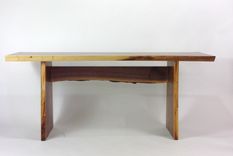 Walnut Live Edge Slab Conference Table 5 small