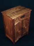 Custom Designed Arts And Crafts Black Walnut Cabinet 2 small