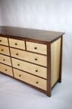 Black Walnut And Curly Maple Dresser And Nightstands 4 small