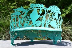 Sea Creatures Steel- Metal Bench 1 small