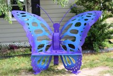 Butterfly Steel-Metal Bench 1 small