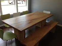 Elm Table And Bench 1 small