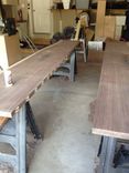 Natural Walnut Slab Conference Table 3 small