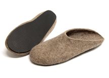 Men's Wool Clogs Eco Brown 3 small