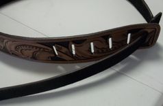 Bcl160 Sweet Ice Tea Adjustable Guitar Strap 4 small