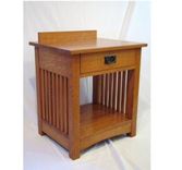 Quartersawn White Oak Mission Nightstand 2 small