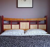 Purpleheart, Cherry And Curly Maple Headboard 1 small