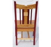 Custom Designed Purple Heart, Birdseye Maple And Black Cherry Dining Chair 3 small