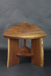 Black Walnut Slab Triangle Tables 6 small