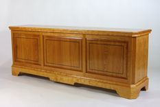 Black Cherry Blanket Chest With Ebony Inlay 1 small