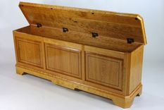 Black Cherry Blanket Chest With Ebony Inlay 3 small