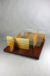 Live Edge Slab, Glass And Acrylic Living Room 8 small