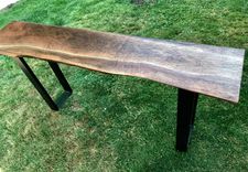 Live Edge Walnut Entry Table 6 small