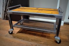 Modern Industrial Coffee Table With Handles 1 small