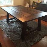 Rustic Dining Room Table 3 small