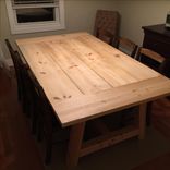 Rustic Dining Room Table 4 small