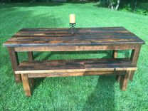 Reclaimed American Chestnut Dinning Table 1 small