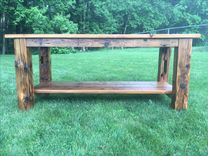 Rustic Reclaimed Prep Table 4 small