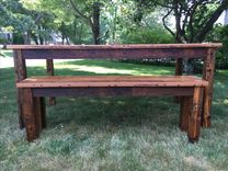 Reclaimed Oak Farm Table 4 small