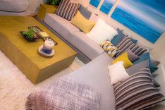 Plush 5 Star Sofa.  Maximum Comfort W/ Wide Reclaimed Wood Arms 3 small