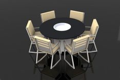Mammoth Dining Fire Pit Table 4 small