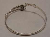 Sterling Silver Silverware Bracelet Unisex 1 small