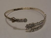 Sterling Silver Silverware Bracelet Unisex 4 small