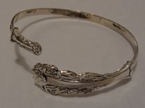 Sterling Silver Silverware Bracelet Unisex 5 small