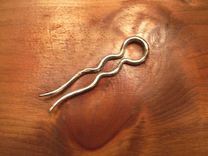 Small Sterling Silver Modernist Hair Comb 3 small